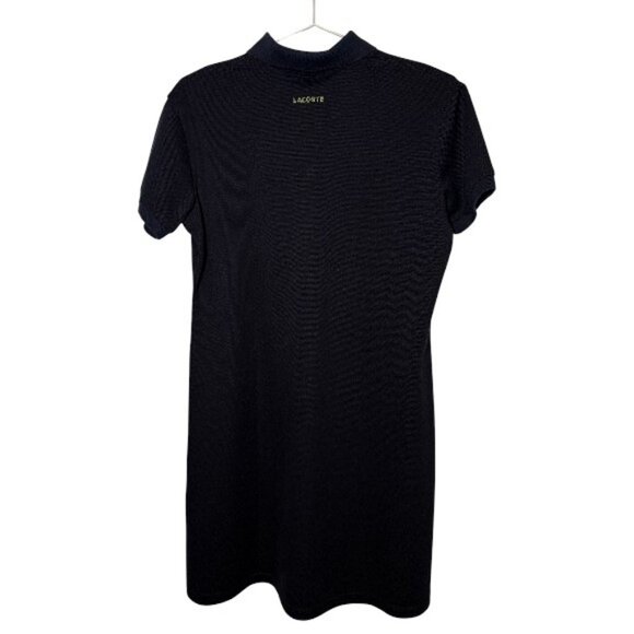 Lacoste short sleeve polo dress navy blue women's size 44 - Picture 4 of 5